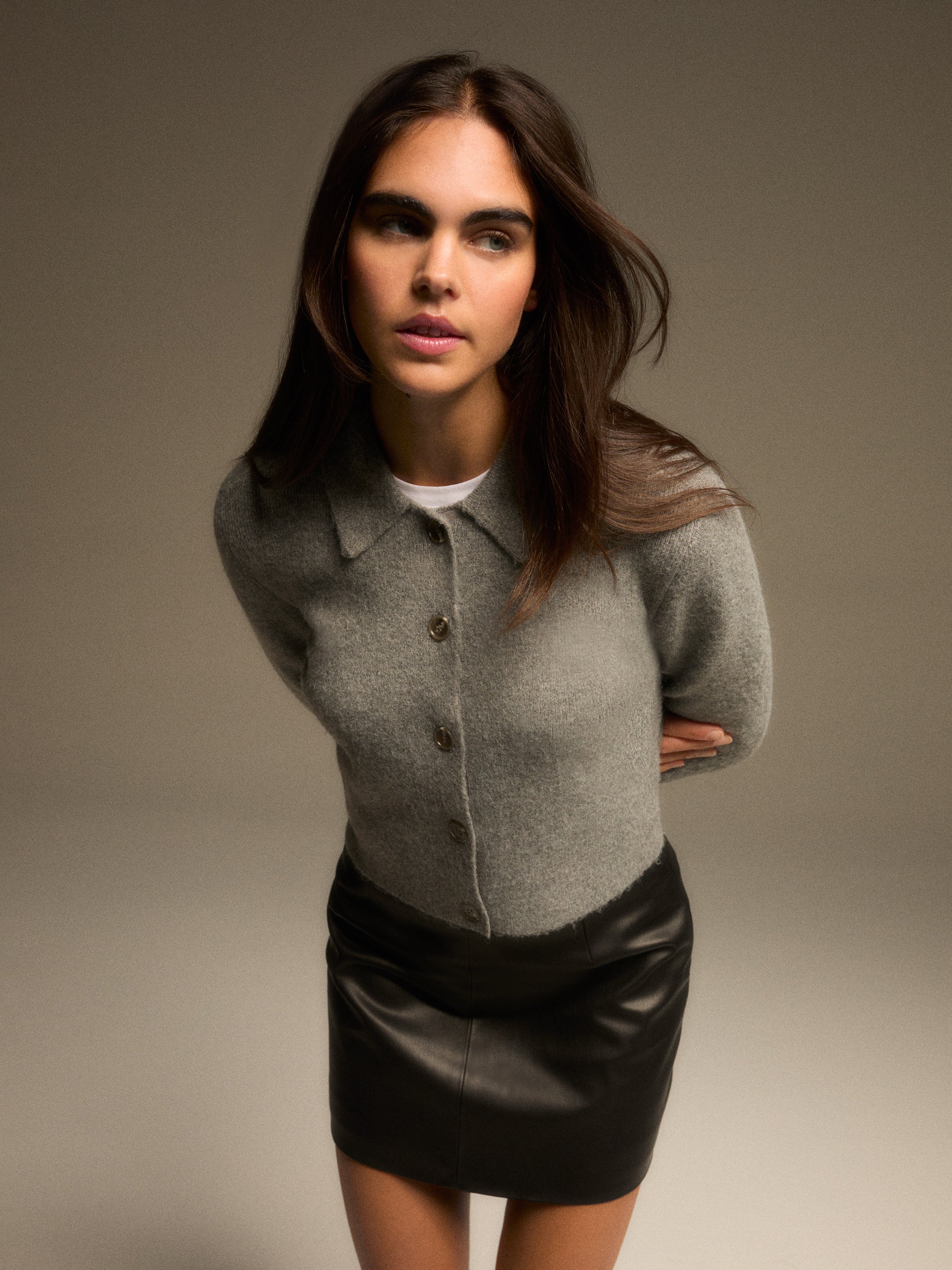 Dessa Vegan Leather Mini Skirt