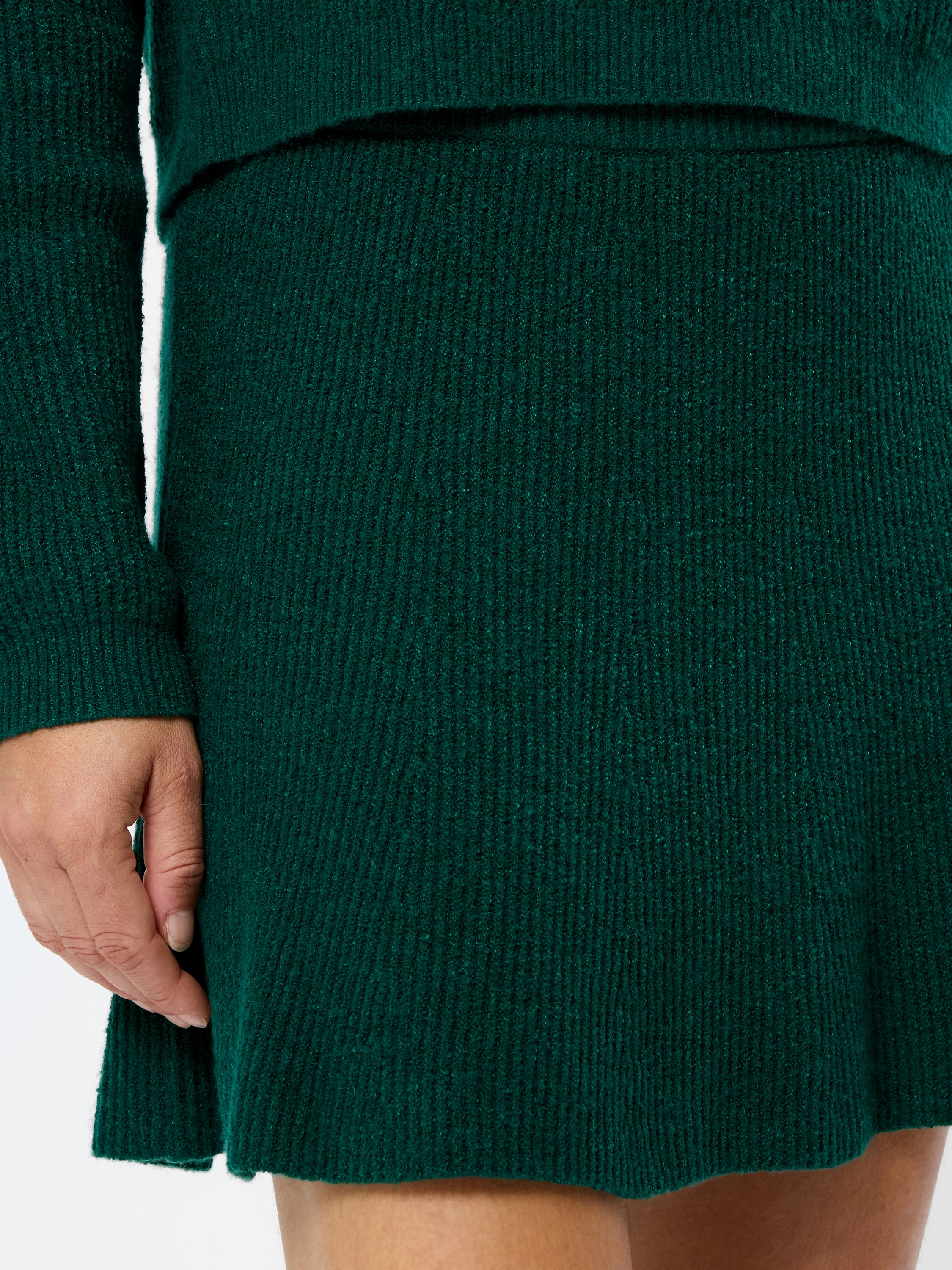 Vhari Knit Mini Skirt